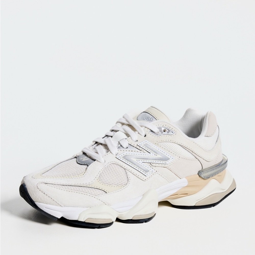 New Balance 9060 Unisex Sneaker (White/Beige) - Brand New in Box (Never Worn)
